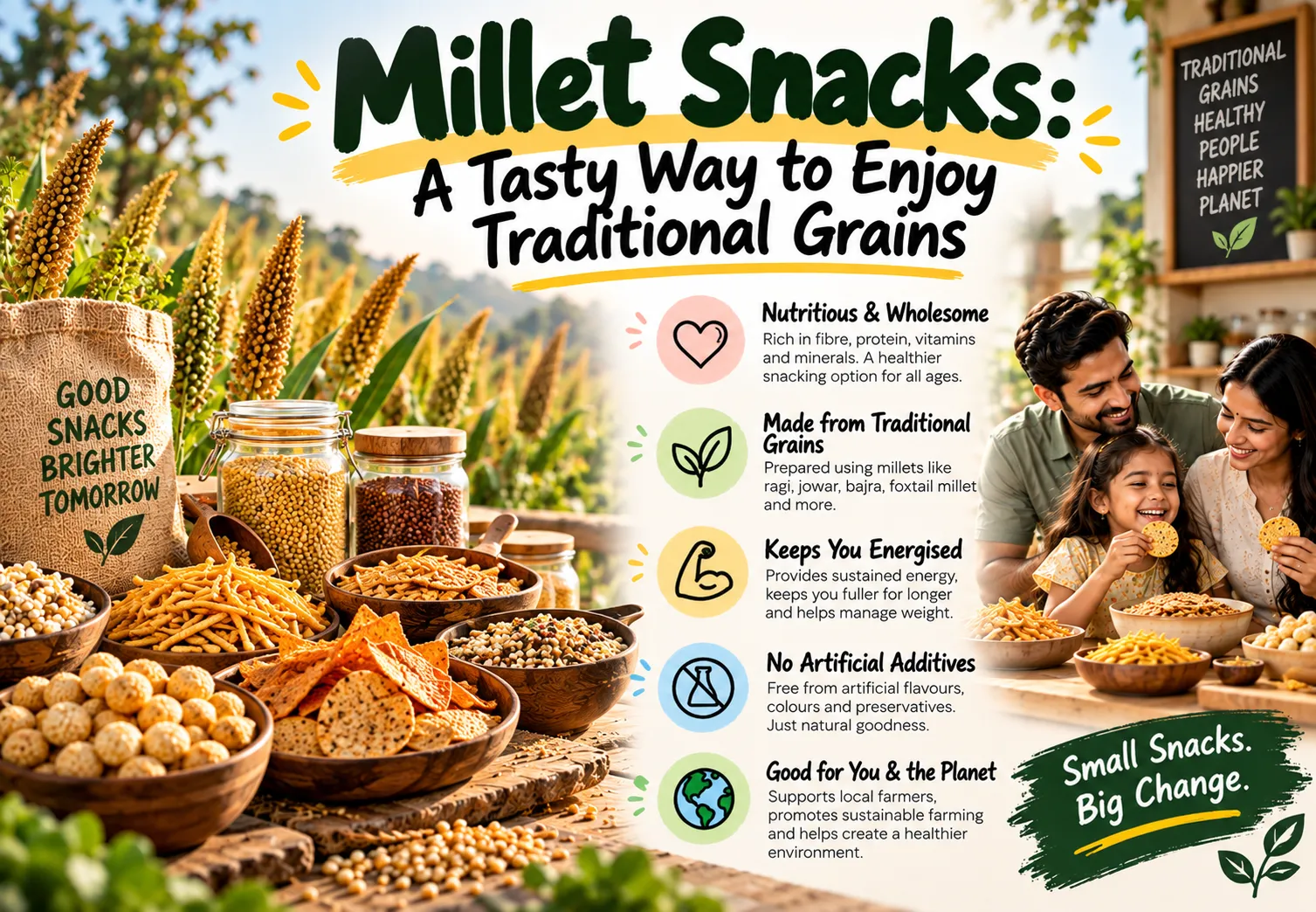 Millet Snacks: A Tasty Way to Enjoy Traditional Grains