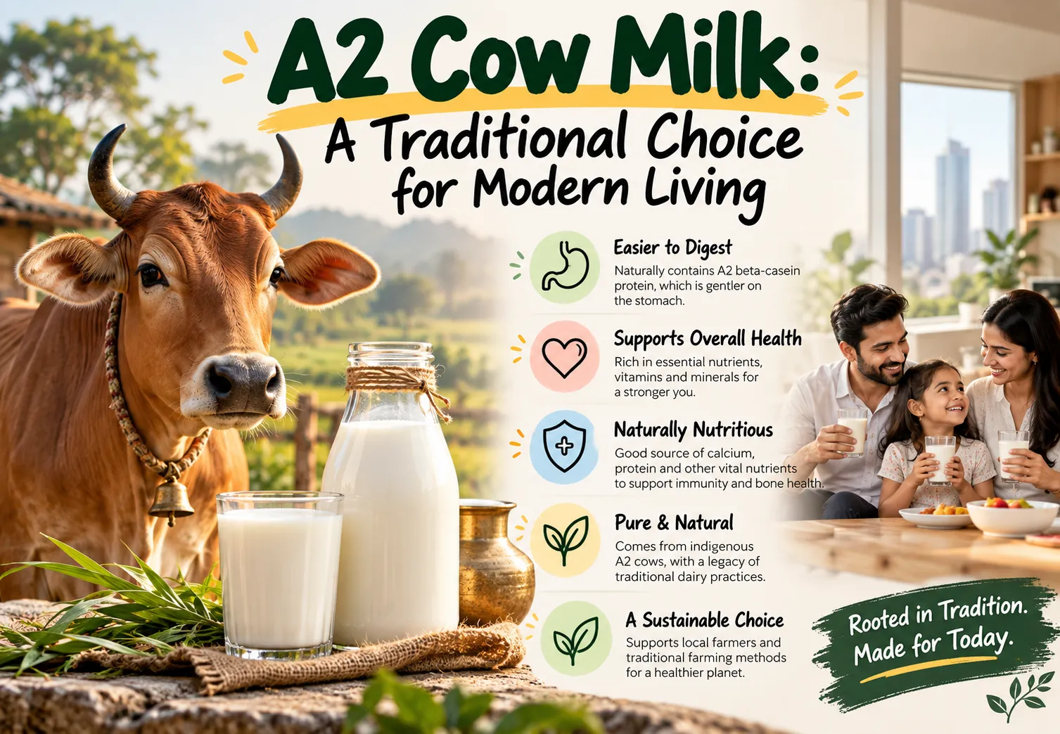 A2 Cow Milk: A Traditional Choice for Modern Living