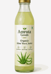 Pure Organic Aloe Vera Juice (Fiber Rich Pulp)