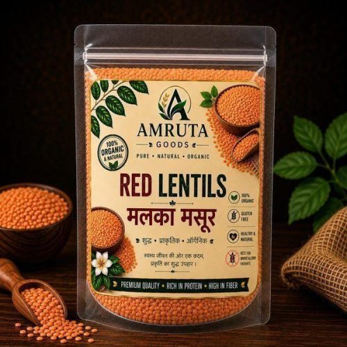 Masoor Malka (Skinned Orange Lentils)
