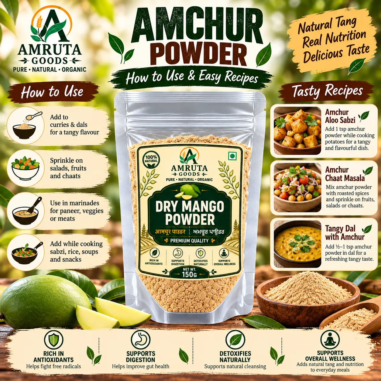 Amruta Goods Dry Mango Powder Amchur